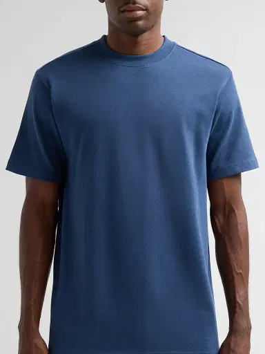 G-Star Men's Logo-Embroidered Cotton T-Shirt - Dark Denim - Size XXL | Thumbnail 5 G-Star Men's Logo-Embroidered Cotton T-Shirt - Dark Denim - Size XXL | Thumbnail 5