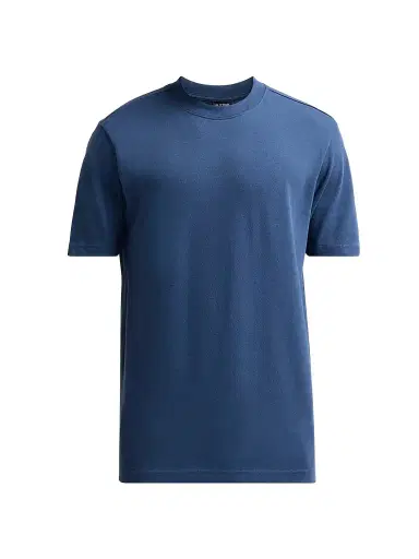 G-Star Men's Logo-Embroidered Cotton T-Shirt - Dark Denim - Size XXL | Thumbnail 1 G-Star Men's Logo-Embroidered Cotton T-Shirt - Dark Denim - Size XXL | Thumbnail 1