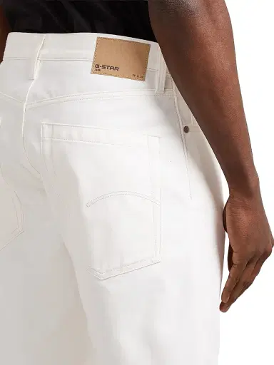 G-Star Men's Deeggie Denim Shorts - Ecru - Size 36 | Thumbnail 6 G-Star Men's Deeggie Denim Shorts - Ecru - Size 36 | Thumbnail 6