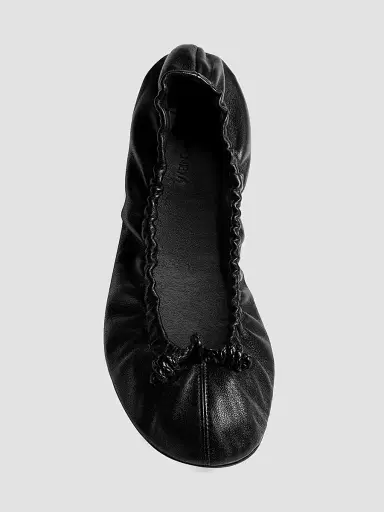 Bottega Veneta Women's Fantasmina Leather Ballet Flats - Black | Thumbnail 4 Bottega Veneta Women's Fantasmina Leather Ballet Flats - Black | Thumbnail 4