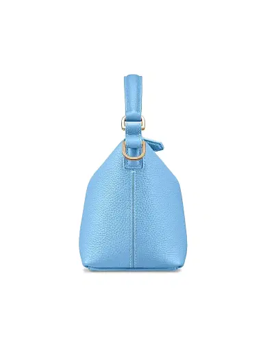 MAISON de SABRÉ Women's Leather Soft Hobo Bag - Sky Blue | Thumbnail 9 MAISON de SABRÉ Women's Leather Soft Hobo Bag - Sky Blue | Thumbnail 9