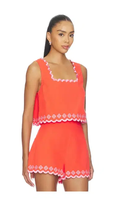 MINKPINK Amaya Embroidered Top | Thumbnail 2 MINKPINK Amaya Embroidered Top | Thumbnail 2