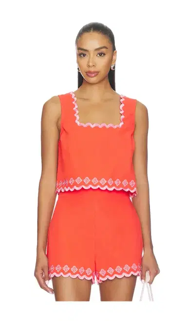 MINKPINK Amaya Embroidered Top | Thumbnail 1 MINKPINK Amaya Embroidered Top | Thumbnail 1