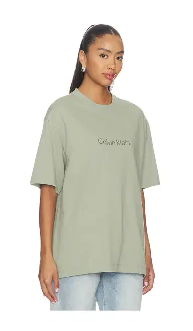 Calvin Klein Relaxed Standard Logo Crew Neck Tee | Thumbnail 4 Calvin Klein Relaxed Standard Logo Crew Neck Tee | Thumbnail 4
