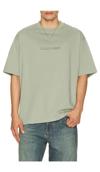 Calvin Klein Relaxed Standard Logo Crew Neck Tee | Thumbnail 1 Calvin Klein Relaxed Standard Logo Crew Neck Tee | Thumbnail 1