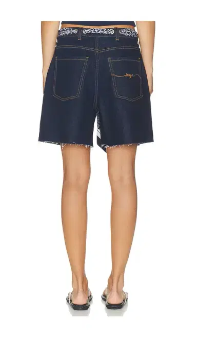 SEROYA Sabrina Boyfriend Shorts With Scarf | Thumbnail 4 SEROYA Sabrina Boyfriend Shorts With Scarf | Thumbnail 4