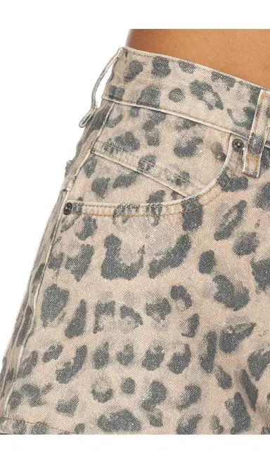 Free People x We The Free Now Or Never Printed Denim Short | Thumbnail 6 Free People x We The Free Now Or Never Printed Denim Short | Thumbnail 6
