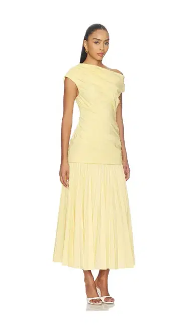 SIMKHAI Ammalie Midi Dress | Thumbnail 2 SIMKHAI Ammalie Midi Dress | Thumbnail 2