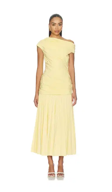 SIMKHAI Ammalie Midi Dress | Thumbnail 1 SIMKHAI Ammalie Midi Dress | Thumbnail 1