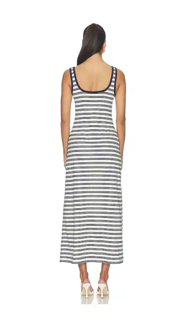 Simkhai Becker Cotton Jersey Midi Dress | Thumbnail 3 Simkhai Becker Cotton Jersey Midi Dress | Thumbnail 3