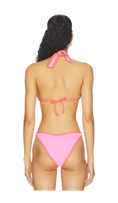 POST SWIM Lolo Contrast Halter Bikini Top | Thumbnail 3 POST SWIM Lolo Contrast Halter Bikini Top | Thumbnail 3