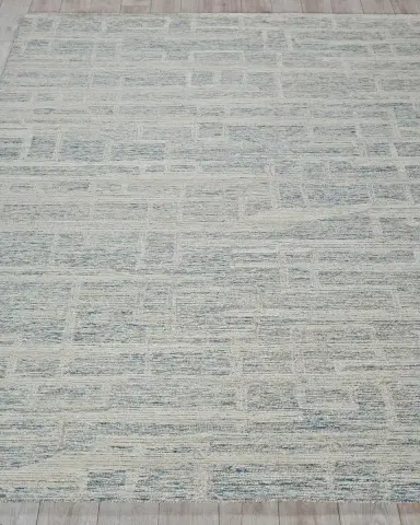 Exquisite Rugs Park City Hand-Tufted Blue/Ivory Rug | Thumbnail 2 Exquisite Rugs Park City Hand-Tufted Blue/Ivory Rug | Thumbnail 2