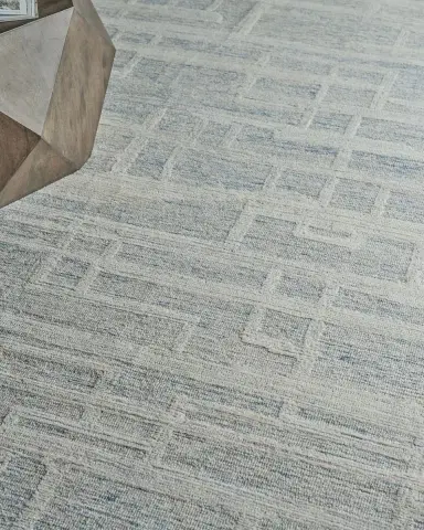 Exquisite Rugs Park City Hand-Tufted Blue/Ivory Rug | Thumbnail 5 Exquisite Rugs Park City Hand-Tufted Blue/Ivory Rug | Thumbnail 5