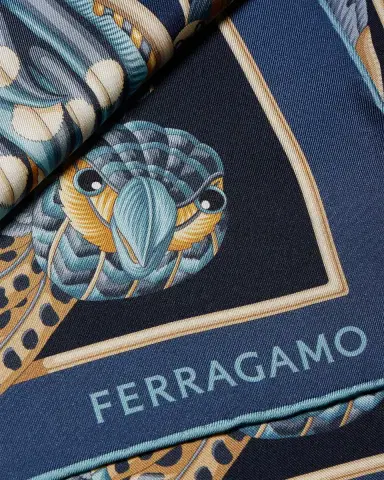 Ferragamo Parrots Print Silk Scarf | Thumbnail 2 Ferragamo Parrots Print Silk Scarf | Thumbnail 2