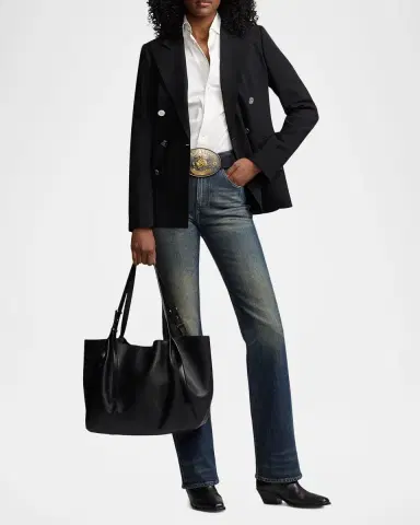 Ralph Lauren Collection Kaida Relaxed Bootcut Jeans | Thumbnail 2 Ralph Lauren Collection Kaida Relaxed Bootcut Jeans | Thumbnail 2