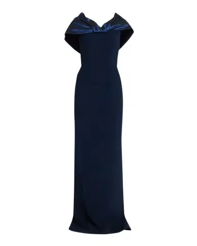 Rickie Freeman for Teri Jon Off-Shoulder Taffeta Column Gown | Thumbnail 1 Rickie Freeman for Teri Jon Off-Shoulder Taffeta Column Gown | Thumbnail 1