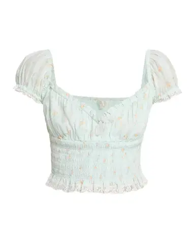 LoveShackFancy Daini Smocked Floral Top | Thumbnail 1 LoveShackFancy Daini Smocked Floral Top | Thumbnail 1