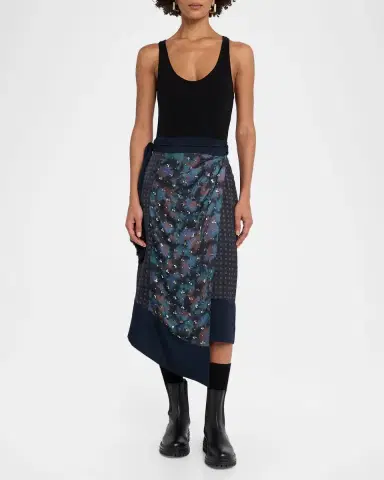 3.1 Phillip Lim Desert Flower Embellished Wrap Skirt | Thumbnail 2 3.1 Phillip Lim Desert Flower Embellished Wrap Skirt | Thumbnail 2