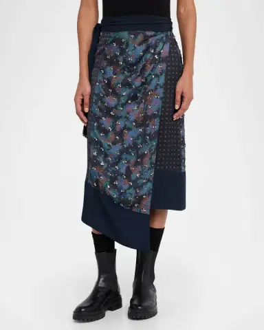 3.1 Phillip Lim Desert Flower Embellished Wrap Skirt | Thumbnail 4 3.1 Phillip Lim Desert Flower Embellished Wrap Skirt | Thumbnail 4