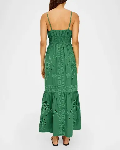 RAILS Blair Embroidered Cotton Maxi Dress | Thumbnail 3 RAILS Blair Embroidered Cotton Maxi Dress | Thumbnail 3