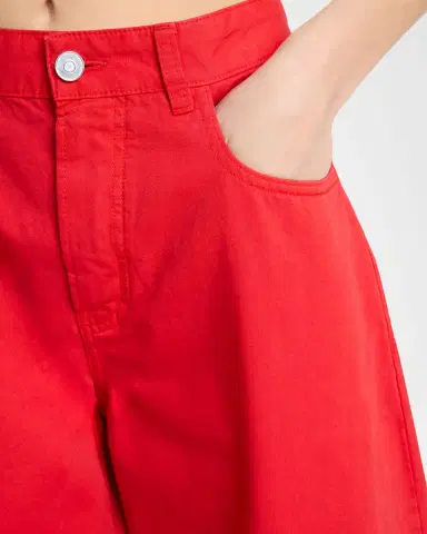 Alaïa Tinted Denim Barrel-Leg Pants | Thumbnail 3 Alaïa Tinted Denim Barrel-Leg Pants | Thumbnail 3