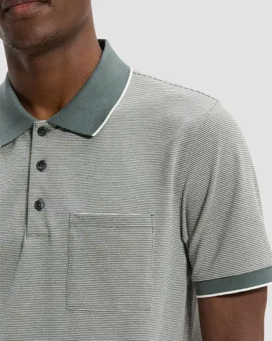 Theory Men's Birdseye Pique Pocket Polo Shirt | Thumbnail 5 Theory Men's Birdseye Pique Pocket Polo Shirt | Thumbnail 5