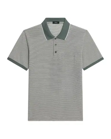 Theory Men's Birdseye Pique Pocket Polo Shirt | Thumbnail 1 Theory Men's Birdseye Pique Pocket Polo Shirt | Thumbnail 1