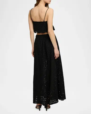 Favorite Daughter The Pretty Please Cotton Eyelet Maxi Skirt | Thumbnail 3 Favorite Daughter The Pretty Please Cotton Eyelet Maxi Skirt | Thumbnail 3
