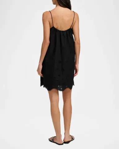 Favorite Daughter The Pretty Please Cotton Eyelet Mini Dress | Thumbnail 3 Favorite Daughter The Pretty Please Cotton Eyelet Mini Dress | Thumbnail 3