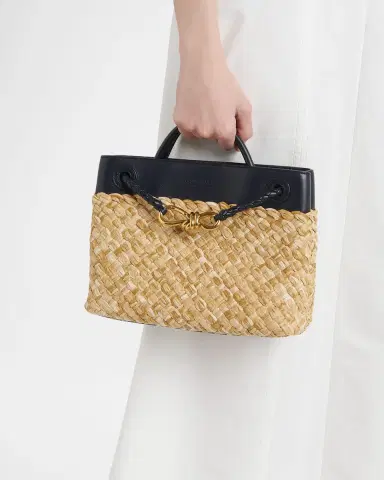 Bottega Veneta Andiamo Small Raffia Crossbody Bag | Thumbnail 2 Bottega Veneta Andiamo Small Raffia Crossbody Bag | Thumbnail 2