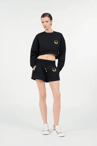 Roberto Cavalli Black Roar Shorts | Thumbnail 7 Roberto Cavalli Black Roar Shorts | Thumbnail 7