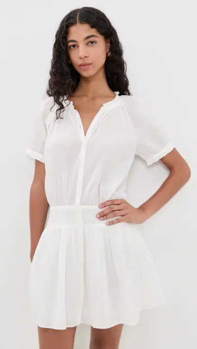 PAIGE Nisha Mini Dress White | Thumbnail 2 PAIGE Nisha Mini Dress White | Thumbnail 2