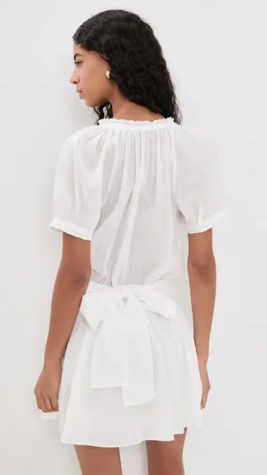 PAIGE Nisha Mini Dress White | Thumbnail 3 PAIGE Nisha Mini Dress White | Thumbnail 3