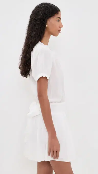 PAIGE Nisha Mini Dress White | Thumbnail 4 PAIGE Nisha Mini Dress White | Thumbnail 4