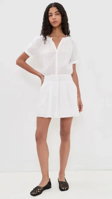PAIGE Nisha Mini Dress White | Thumbnail 5 PAIGE Nisha Mini Dress White | Thumbnail 5