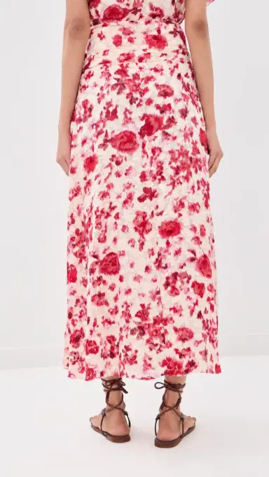 Isabel Marant Hilza Skirt Ecru/Pink | Thumbnail 3 Isabel Marant Hilza Skirt Ecru/Pink | Thumbnail 3