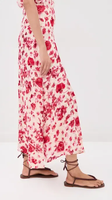Isabel Marant Hilza Skirt Ecru/Pink | Thumbnail 4 Isabel Marant Hilza Skirt Ecru/Pink | Thumbnail 4