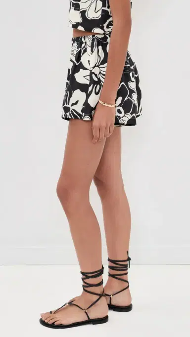 VRG GRL Eira Linen Shorts Floral | Thumbnail 4 VRG GRL Eira Linen Shorts Floral | Thumbnail 4