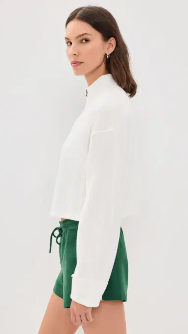 Free People Celeste Quarter Zip Sweatshirt Clean | Thumbnail 4 Free People Celeste Quarter Zip Sweatshirt Clean | Thumbnail 4