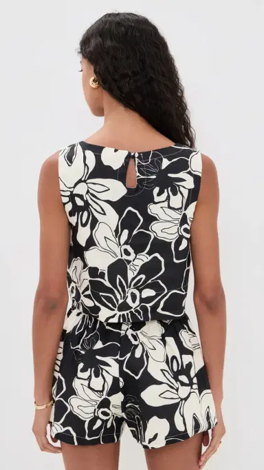 VRG GRL Clem inen Top Floral | Thumbnail 3 VRG GRL Clem inen Top Floral | Thumbnail 3