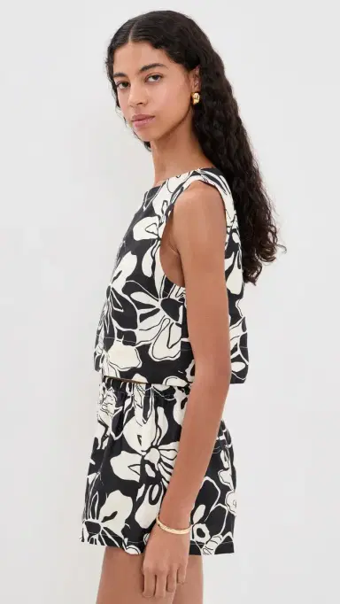 VRG GRL Clem inen Top Floral | Thumbnail 4 VRG GRL Clem inen Top Floral | Thumbnail 4