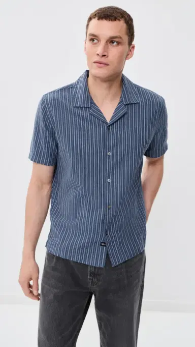 RAILS Ely Shirt Navy Multi tripe | Thumbnail 2 RAILS Ely Shirt Navy Multi tripe | Thumbnail 2