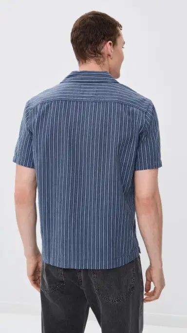 RAILS Ely Shirt Navy Multi tripe | Thumbnail 3 RAILS Ely Shirt Navy Multi tripe | Thumbnail 3