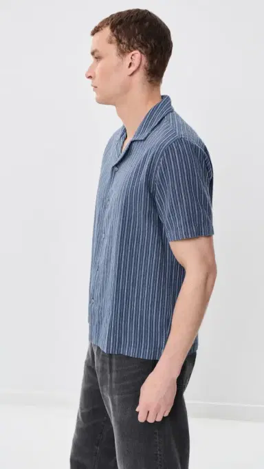 RAILS Ely Shirt Navy Multi tripe | Thumbnail 4 RAILS Ely Shirt Navy Multi tripe | Thumbnail 4