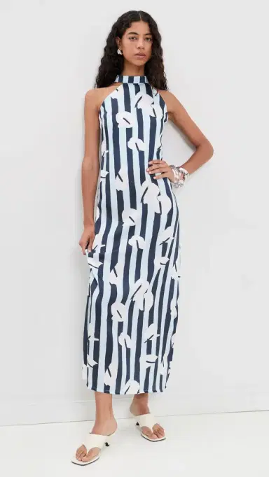 The Lulo Project Carla Maxi Dress Legacy Bloom Blue | Thumbnail 2 The Lulo Project Carla Maxi Dress Legacy Bloom Blue | Thumbnail 2