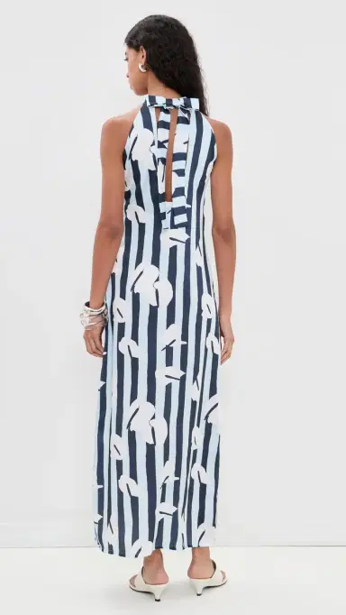 The Lulo Project Carla Maxi Dress Legacy Bloom Blue | Thumbnail 3 The Lulo Project Carla Maxi Dress Legacy Bloom Blue | Thumbnail 3