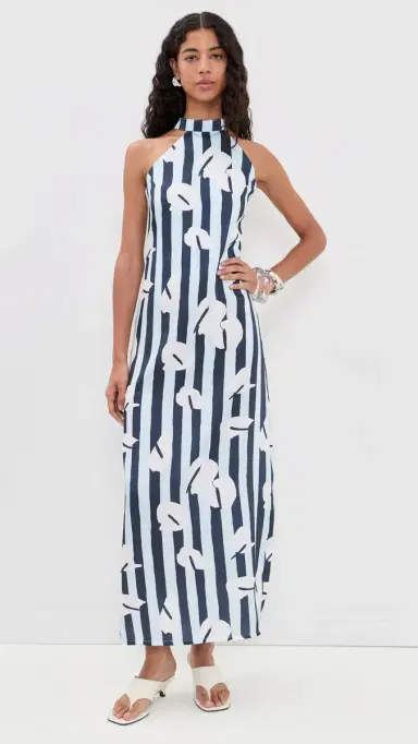 The Lulo Project Carla Maxi Dress Legacy Bloom Blue | Thumbnail 5 The Lulo Project Carla Maxi Dress Legacy Bloom Blue | Thumbnail 5