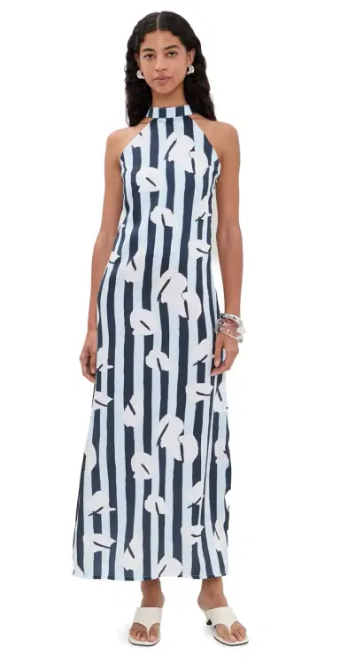 The Lulo Project Carla Maxi Dress Legacy Bloom Blue | Thumbnail 1 The Lulo Project Carla Maxi Dress Legacy Bloom Blue | Thumbnail 1