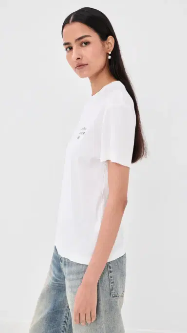 Acne Studios Short Sleeve T-Shirt Off White | Thumbnail 4 Acne Studios Short Sleeve T-Shirt Off White | Thumbnail 4