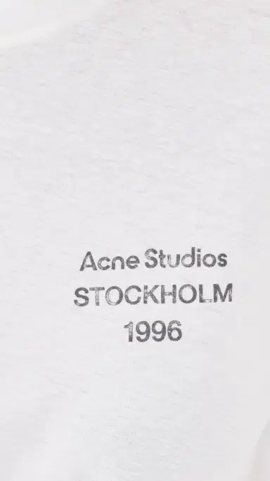 Acne Studios Short Sleeve T-Shirt Off White | Thumbnail 6 Acne Studios Short Sleeve T-Shirt Off White | Thumbnail 6